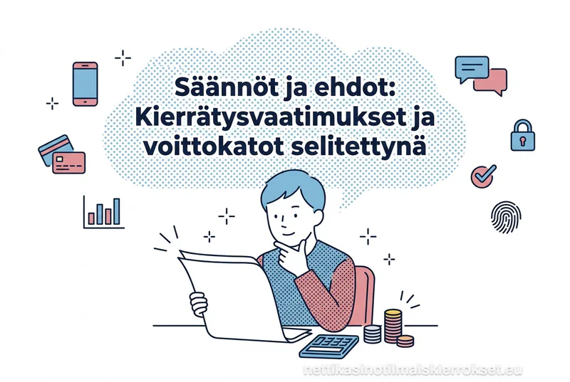 Säännöt ja ehdot: Kierrätysvaatimukset ja voittokatot selitettynä